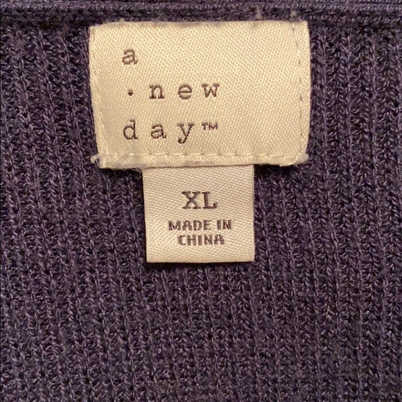 ❄️A New Day Navy Blue Open Cardigan Sweater❄️ - Picture 4 of 5
